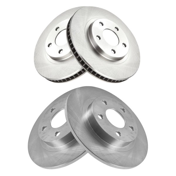 TRQ® - Plain Disc Brake Rotors