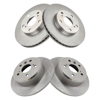 TRQ® - Plain Disc Brake Rotors