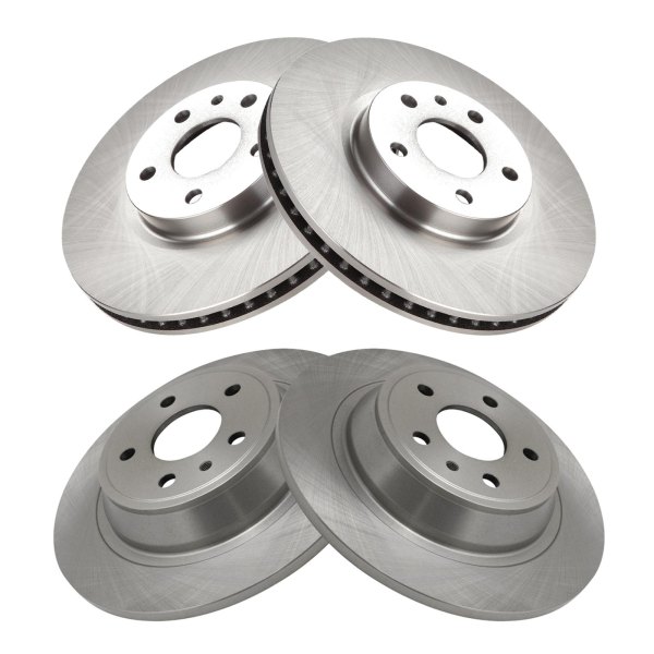 TRQ® - Plain Disc Brake Rotors