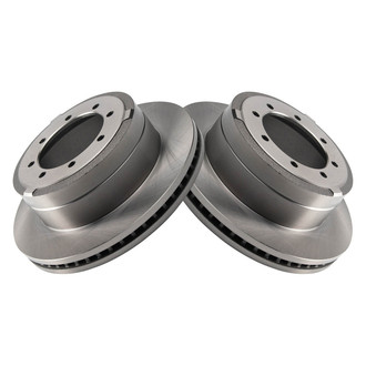 TRQ® - Plain Vented Rear Disc Brake Rotors