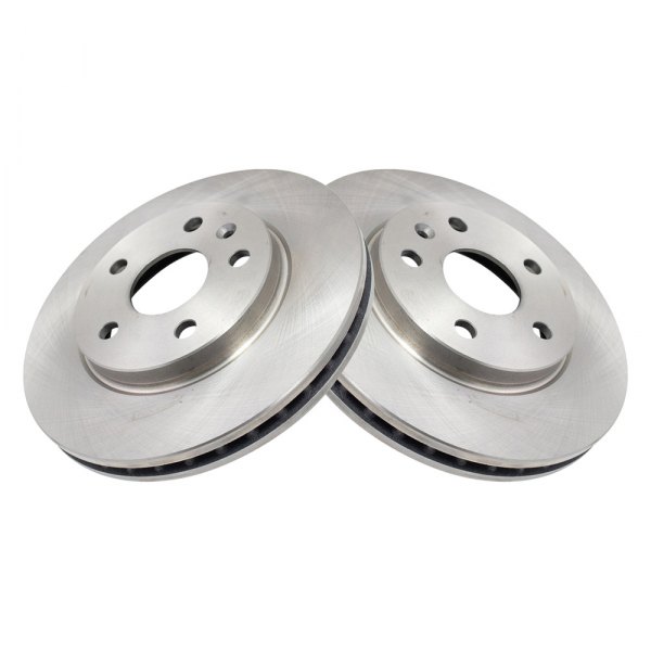 TRQ® - Plain Front Disc Brake Rotors