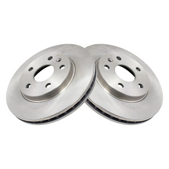 TRQ® - Plain Vented Front Disc Brake Rotors