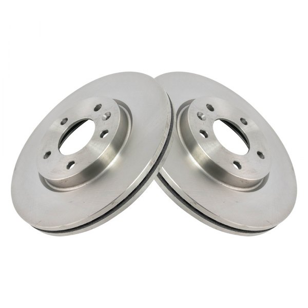 TRQ® - Plain Front Disc Brake Rotors