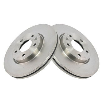 TRQ® - Plain Vented Front Disc Brake Rotors