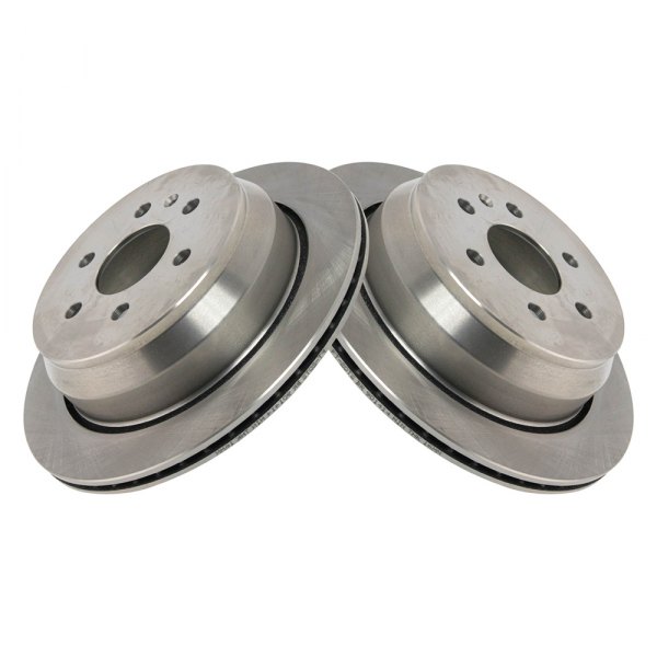 TRQ® - Plain Rear Disc Brake Rotors