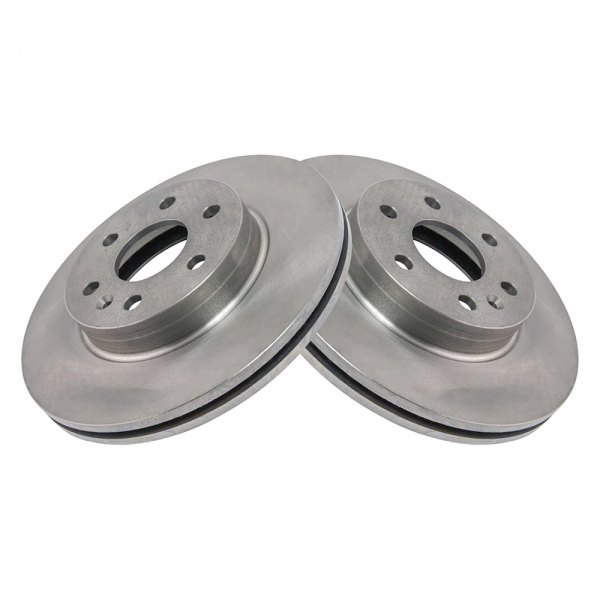 TRQ® - Plain Front Disc Brake Rotors