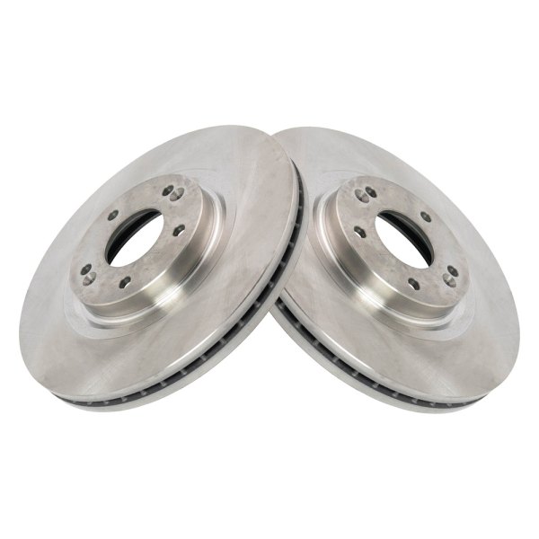 TRQ® - Plain Front Disc Brake Rotors