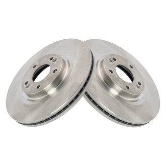 TRQ® - Plain Vented Front Disc Brake Rotors