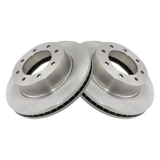 TRQ® - Plain Vented Front Disc Brake Rotors
