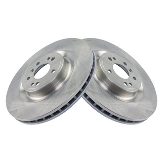 TRQ® - Plain Vented Front Disc Brake Rotors