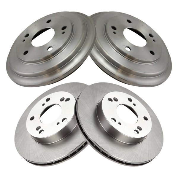 TRQ® - Plain Disc Brake Rotors