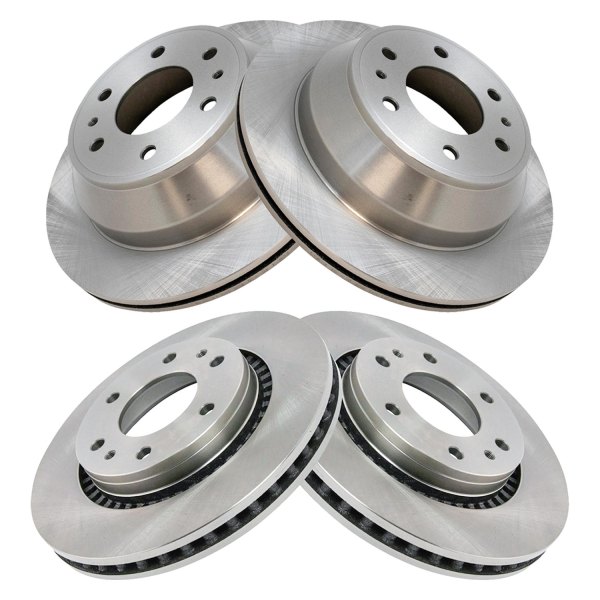 TRQ® - Plain Disc Brake Rotors