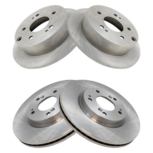 TRQ® - Plain Disc Brake Rotors