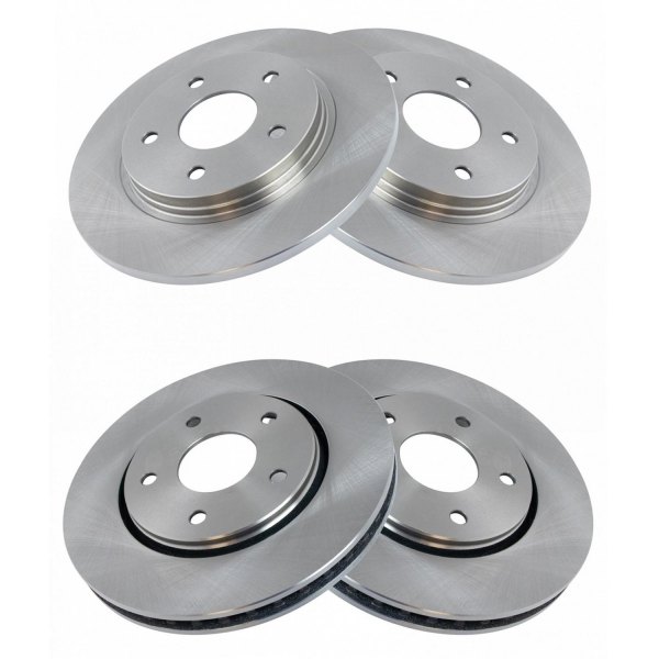 TRQ® - Plain Disc Brake Rotors