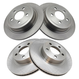 TRQ® - Plain Disc Brake Rotors