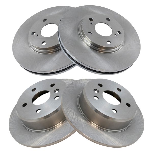 TRQ® - Plain Disc Brake Rotors