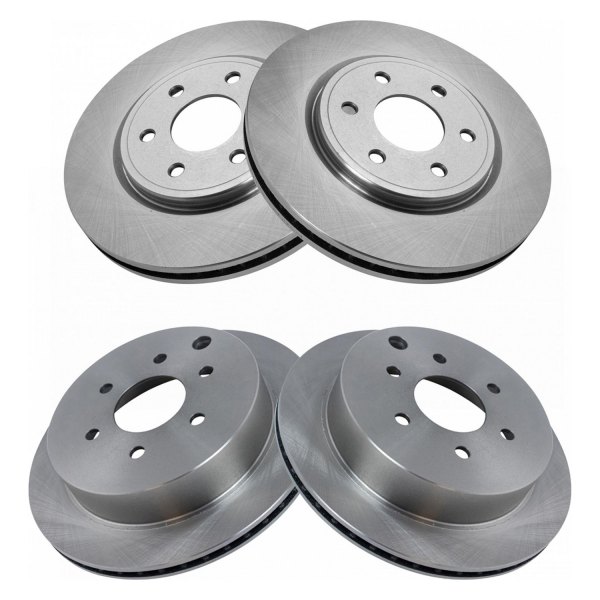 TRQ® - Plain Disc Brake Rotors