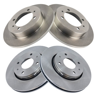 TRQ® - Plain Disc Brake Rotors
