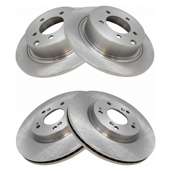 TRQ® - Plain Disc Brake Rotors