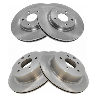 TRQ® - Plain Disc Brake Rotors