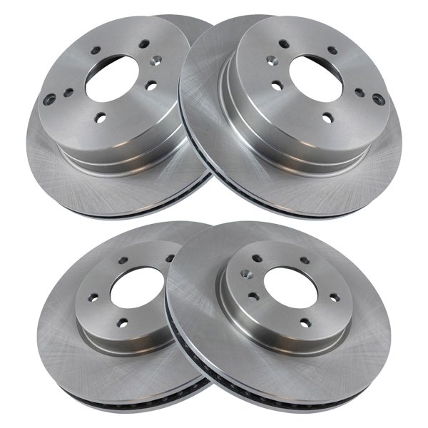 TRQ® - Plain Disc Brake Rotors