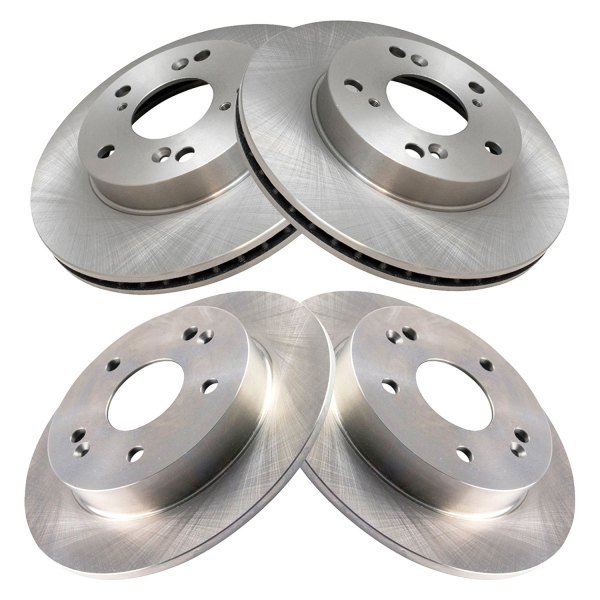 TRQ® - Plain Disc Brake Rotors