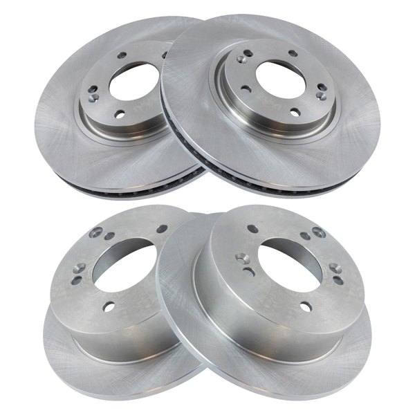 TRQ® - Plain Disc Brake Rotors