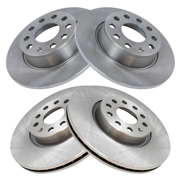 TRQ® - Plain Disc Brake Rotors