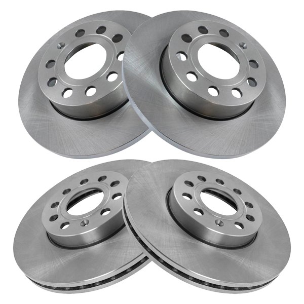 TRQ® - Plain Disc Brake Rotors