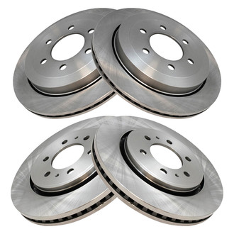 TRQ® - Plain Disc Brake Rotors