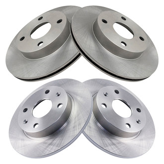 TRQ® - Plain Disc Brake Rotors