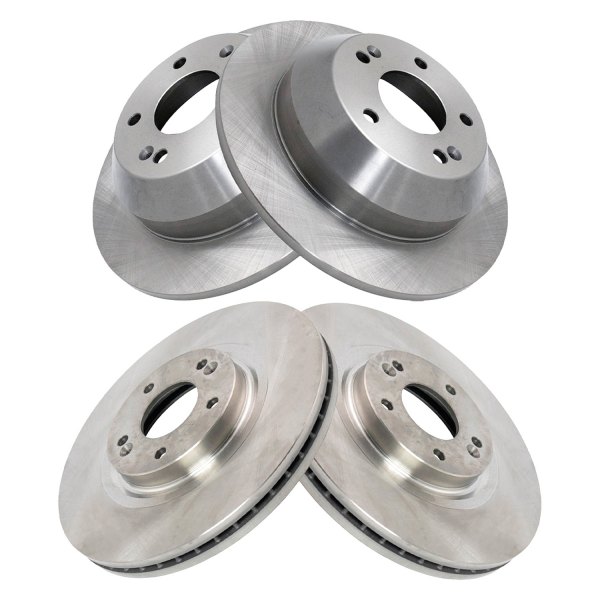 TRQ® - Plain Disc Brake Rotors