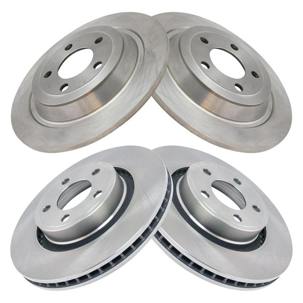 TRQ® - Plain Disc Brake Rotors