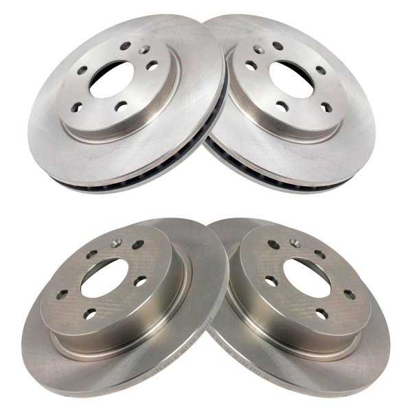 TRQ® - Plain Disc Brake Rotors