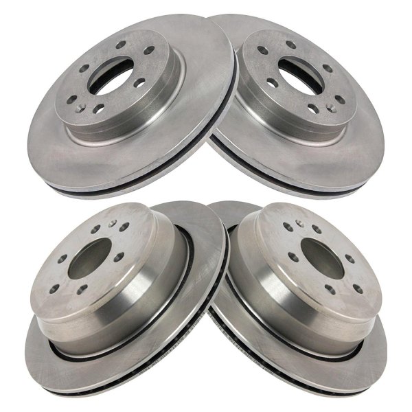 TRQ® - Plain Disc Brake Rotors