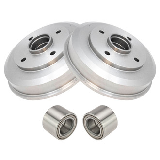 TRQ® - Rear Brake Drums