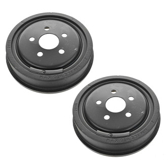 TRQ® - Rear Drum Brake Shoes