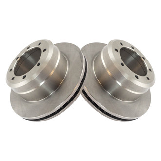 TRQ® - Plain Vented Rear Disc Brake Rotors