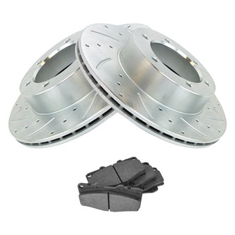 TRQ® - Performance Ceramic Front Brake Kit