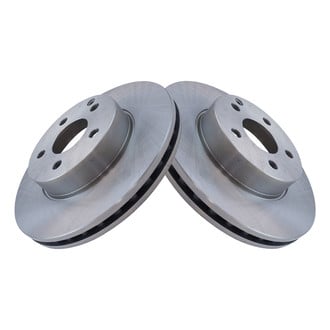 TRQ® - Plain Vented Front Disc Brake Rotors