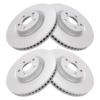TRQ® - Plain Front Disc Brake Rotors