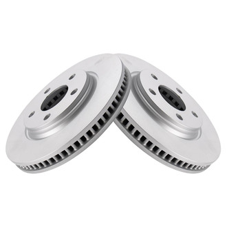 TRQ® - Plain Vented Front Disc Brake Rotors