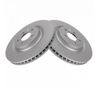 TRQ® - Plain Vented Front Disc Brake Rotors