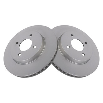 TRQ® - Plain Front Disc Brake Rotors