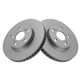 TRQ® - Plain Front Disc Brake Rotors