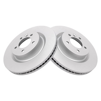 TRQ® - Plain Front Disc Brake Rotors