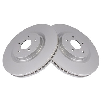 TRQ® - Plain Front Disc Brake Rotors
