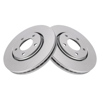 TRQ® - Plain Front Disc Brake Rotors