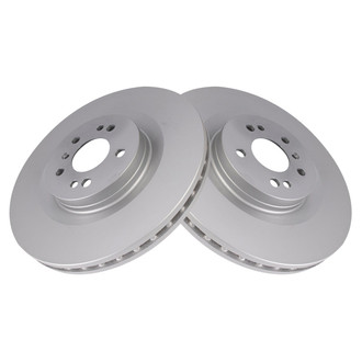TRQ® - Plain Front Disc Brake Rotors
