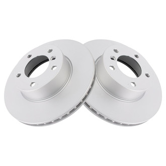 TRQ® - Plain Vented Front Disc Brake Rotors